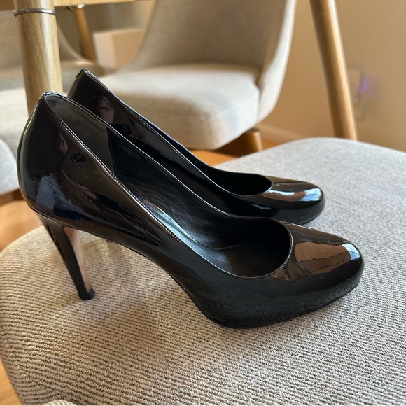 Cole Haan Nike Air Technology Lainey Heel Pump Black Patent Leather Size 7 - Picture 3 of 6